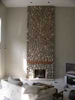 Cultured Stone Fireplace