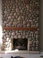 Cultured Stone Fireplace